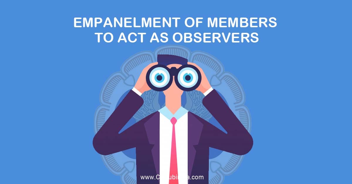 ICAI extends last date for online empanelment of members to act as observers for Nov/Dec 2022 CA exams upto 20th September